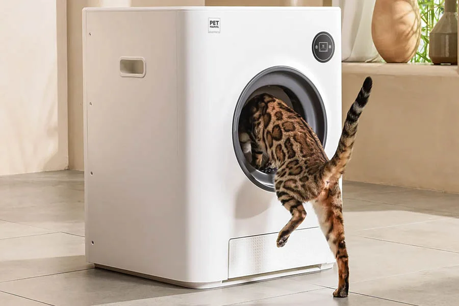 easy to clean litter box
